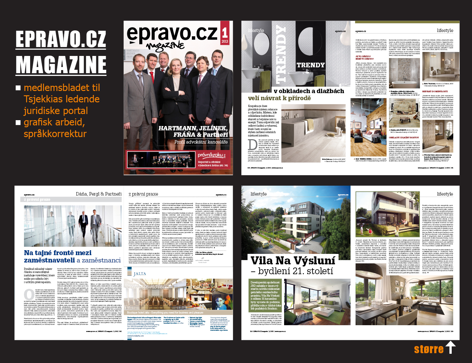 Medlemsbladet til Tsjekkias ledende juridiske portal EPRAVO.CZ